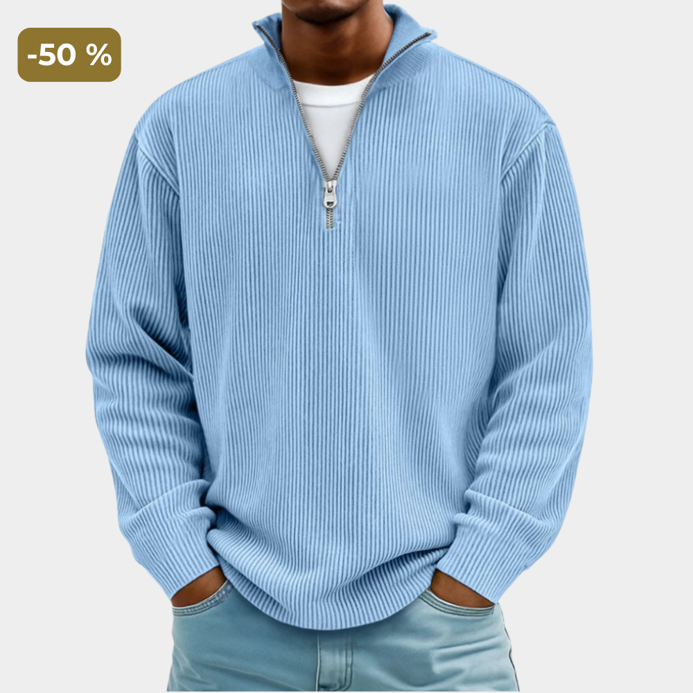 Nova | Pull Demi-Zip Élégant