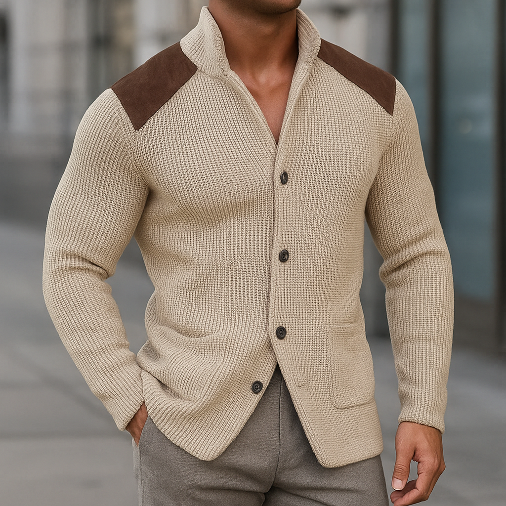 LÉONARD | BLAZER EN MAILLE TEXTURÉE