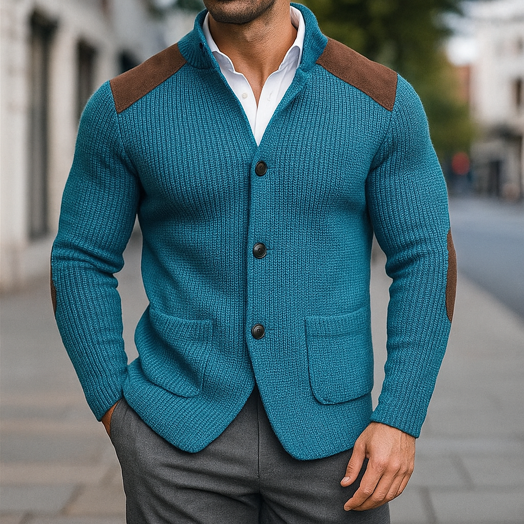 LÉONARD | BLAZER EN MAILLE TEXTURÉE