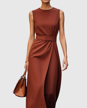 Clarimond™ | Robe Col Rond Élégante
