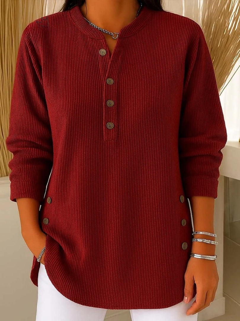 Eden | Tunique Henley à Boutons