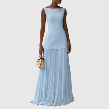 Rowina™ | Robe Sans Manches Plissée
