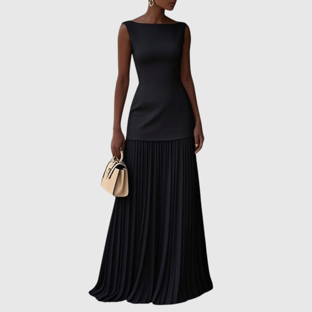 Rowina™ | Robe Sans Manches Plissée