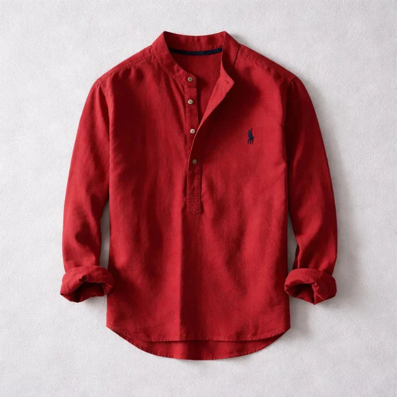 Carter | Chemise Henley Élégante.