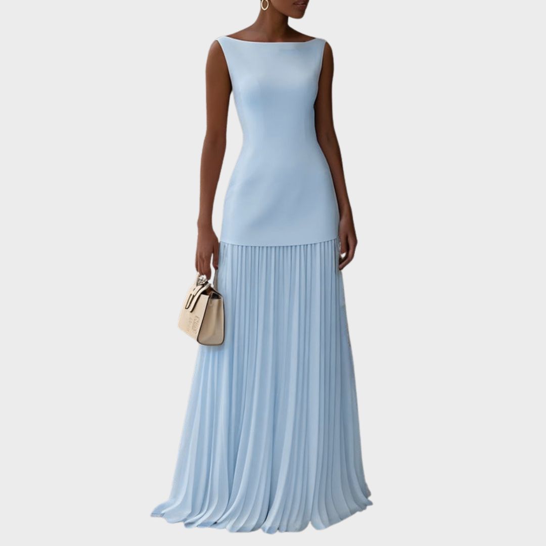 Rowina™ | Robe Sans Manches Plissée