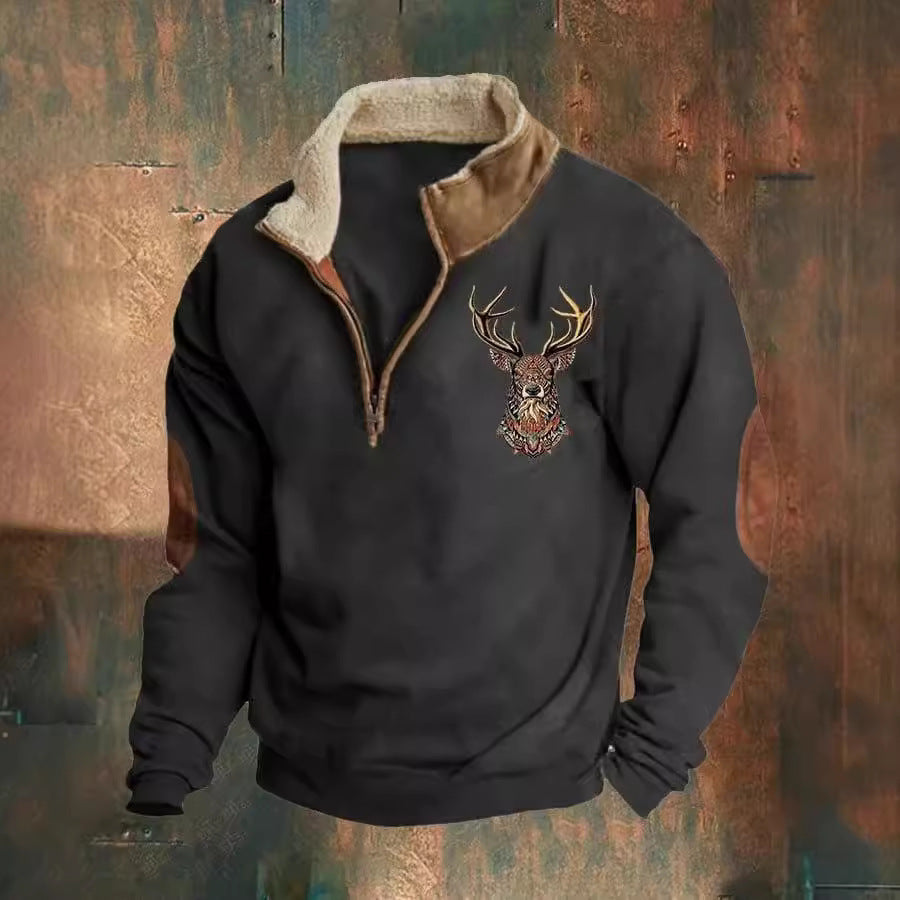 THOMAS | STAG PRINT JUMPER