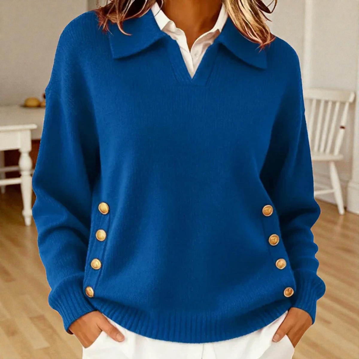 NARZO™ | Pull Doux à Col Élégant