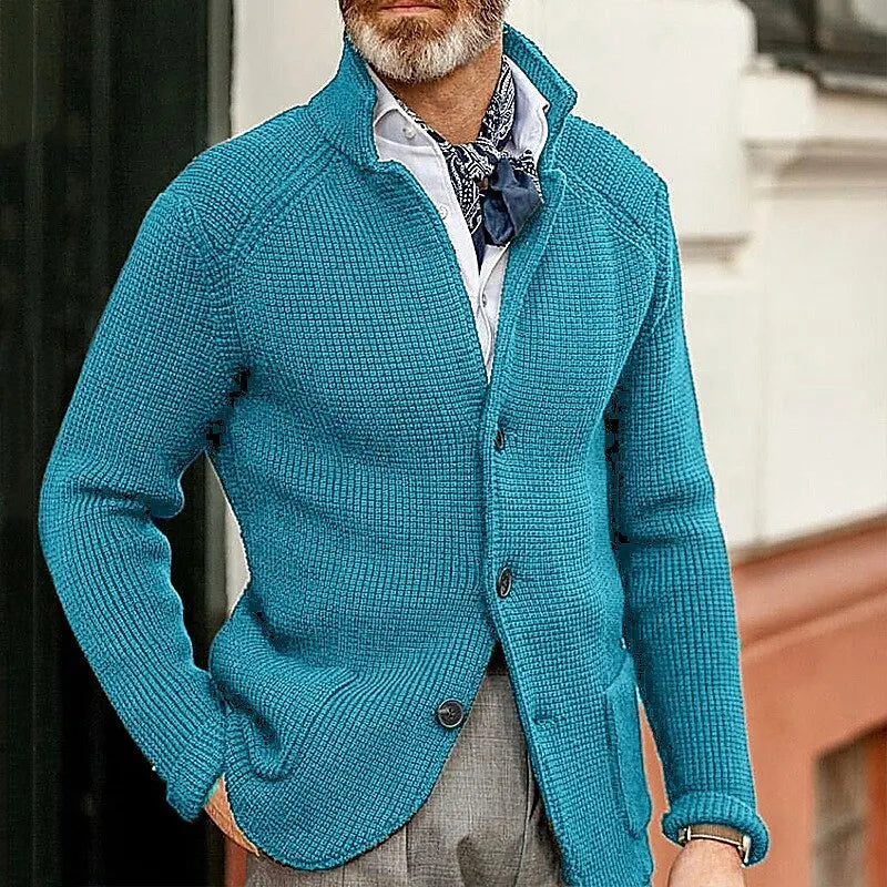 HARRIS | KNITTED BUTTON-UP CARDIGAN