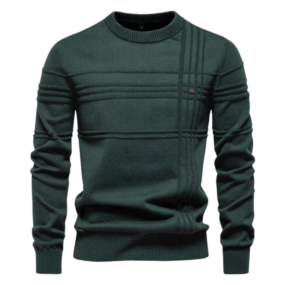 Massimo - Pull Élégant à Motif à Carreaux