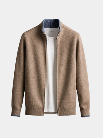 NOVA | VESTE EN MAILLE AVEC ZIP