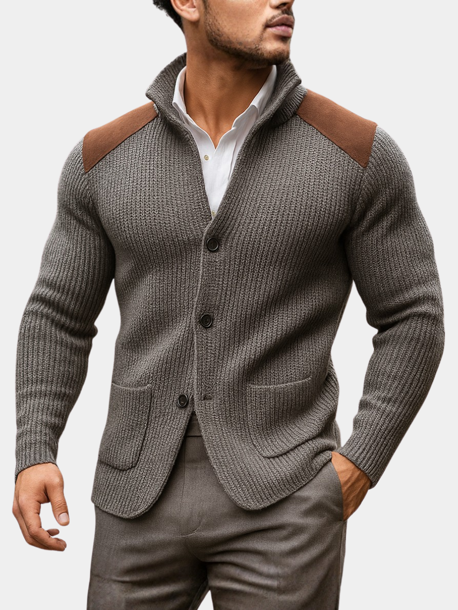 LÉONARD | BLAZER EN MAILLE TEXTURÉE