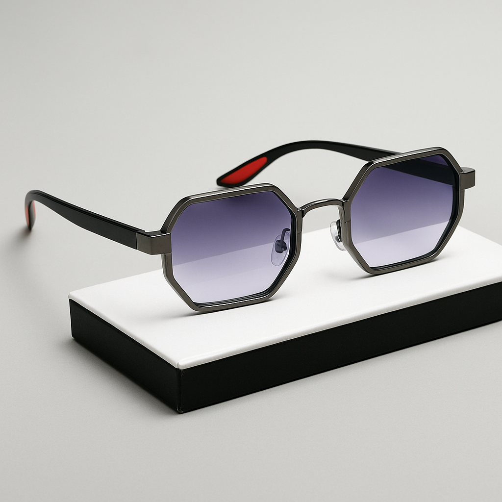 LUNETTES DE SOLEIL POLARISÉES OCTOGONALES