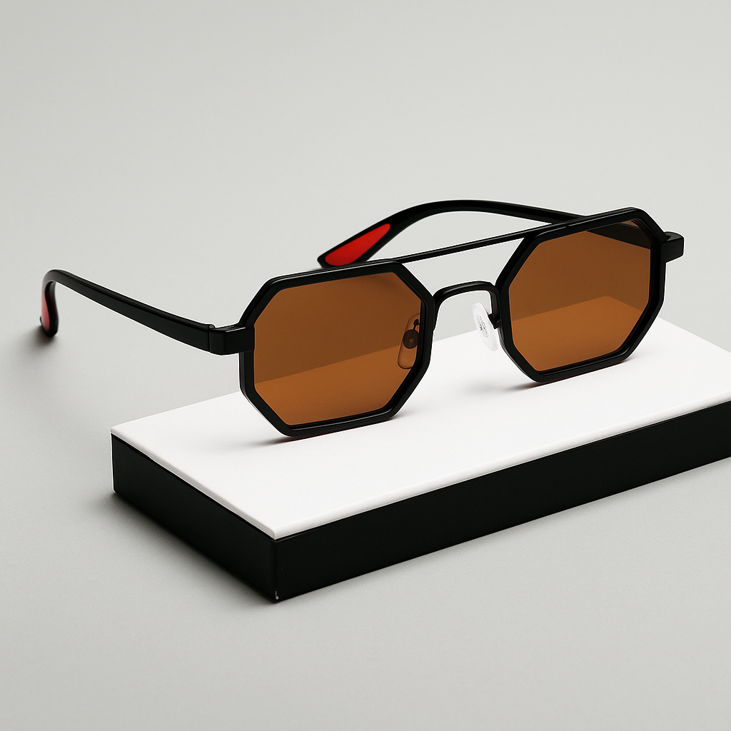 LUNETTES DE SOLEIL POLARISÉES OCTOGONALES