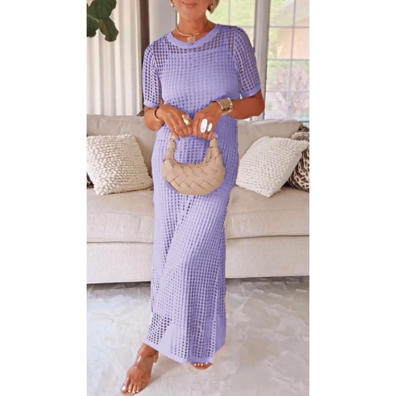 Bethany | Robe Maxi Longue à Découpes + Robe Intérieure Offerte