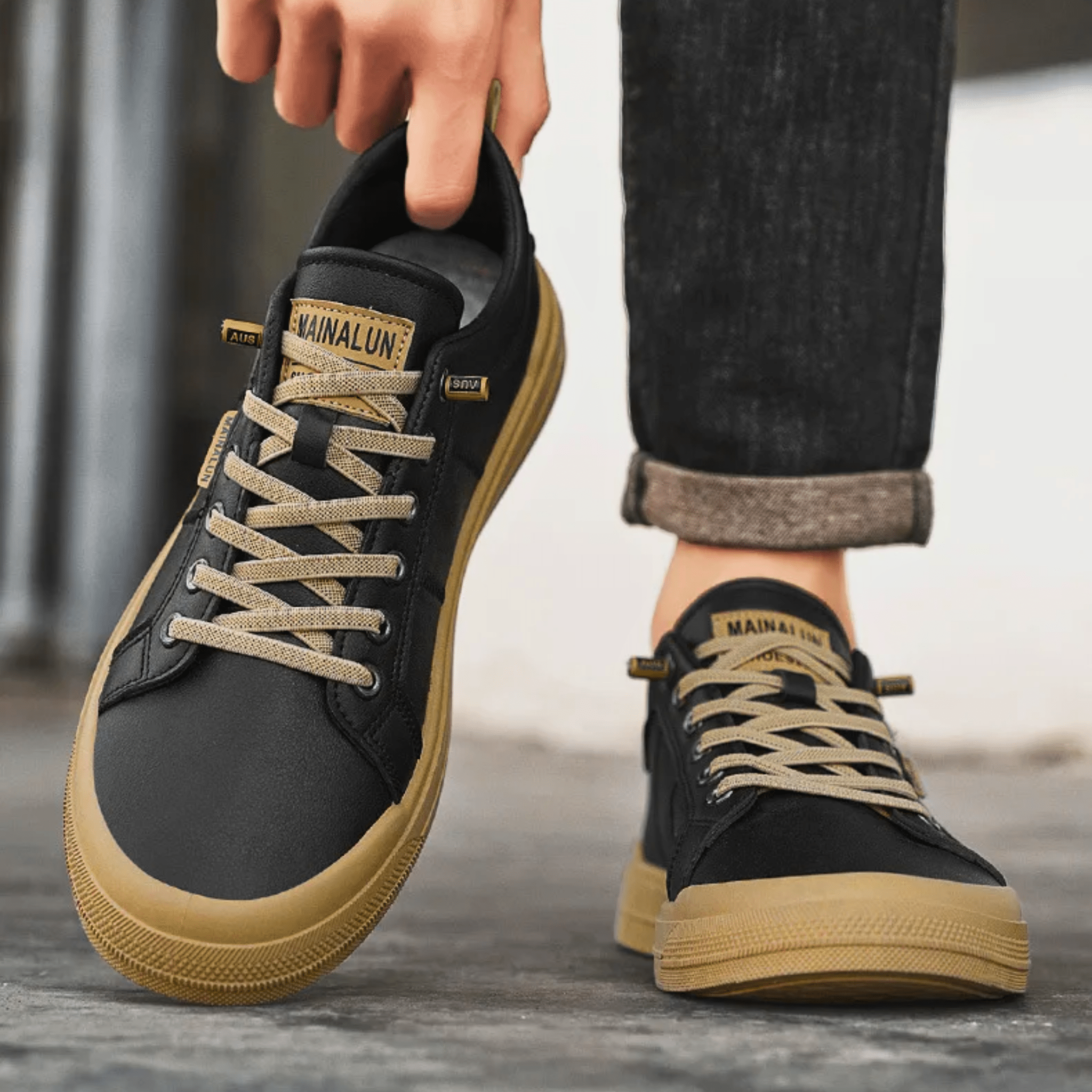 Harrington | Baskets en Cuir