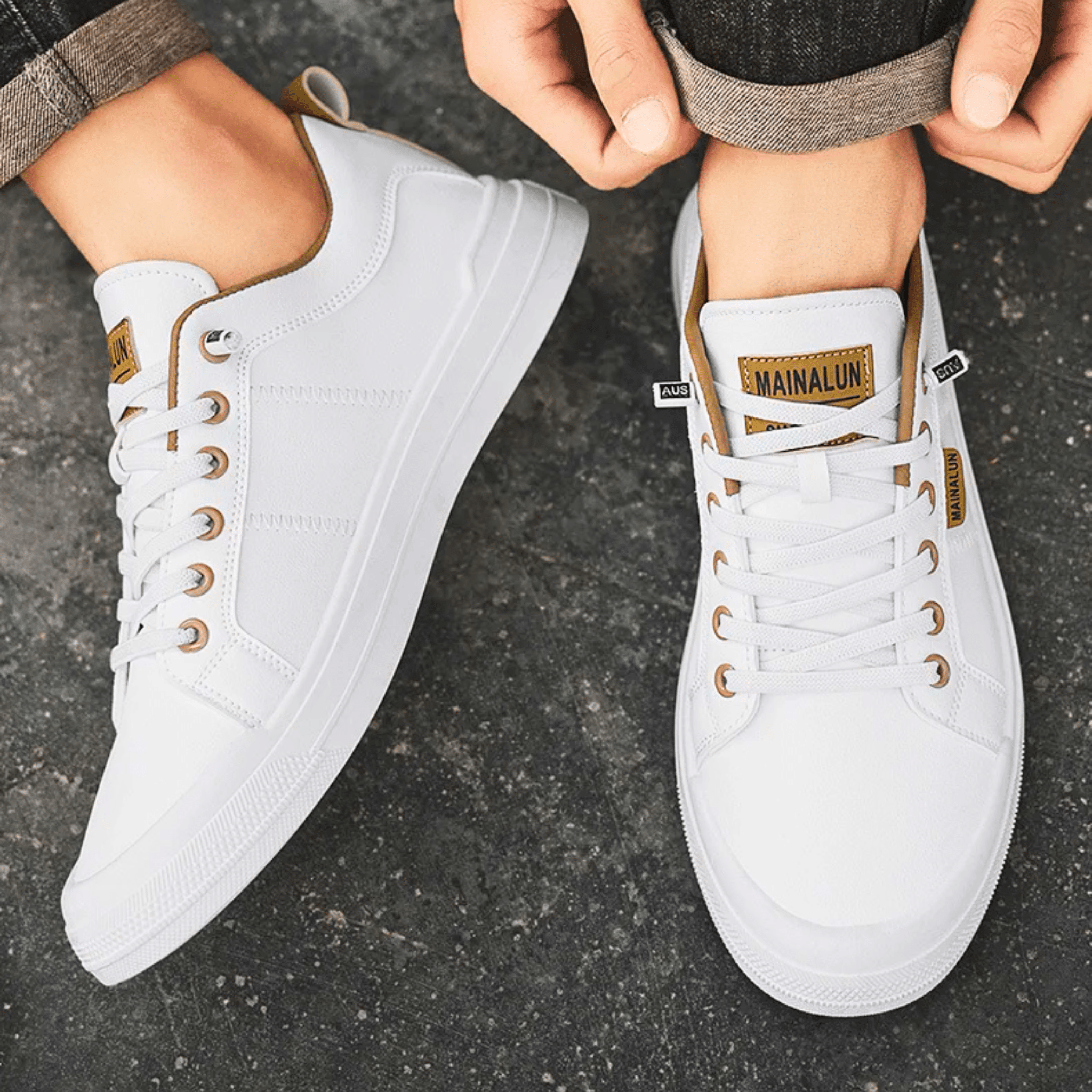 Harrington | Baskets en Cuir