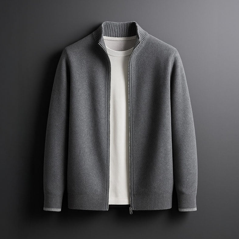 NOVA | VESTE EN MAILLE AVEC ZIP
